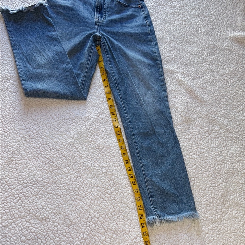 Madewell Sky Blue Ankle Jeans - Picture 4 of 10